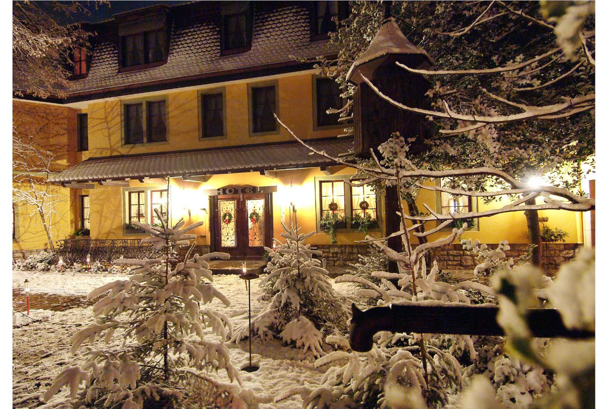 Hotel Leicht Biebelried Bagian luar foto