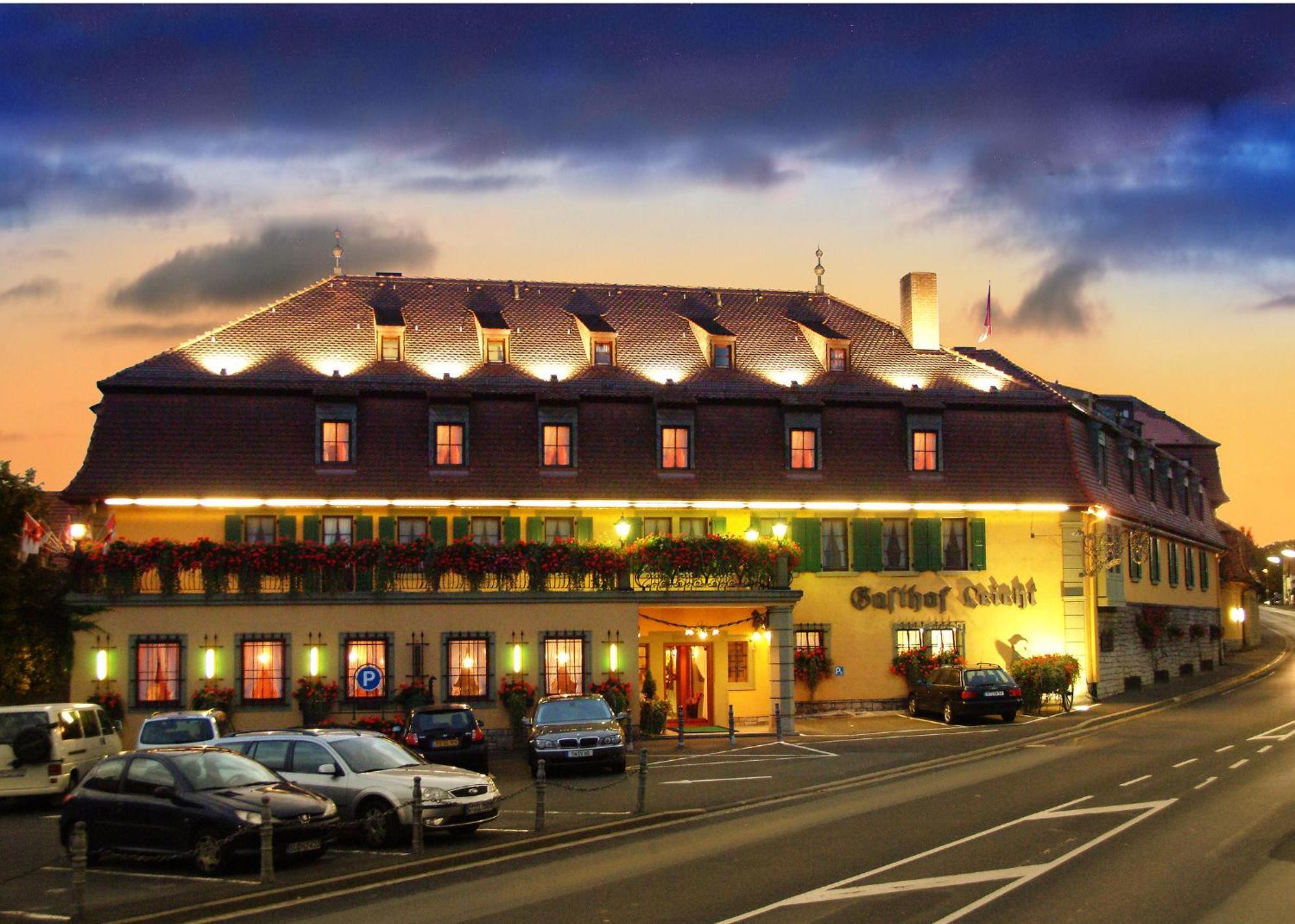 Hotel Leicht Biebelried Bagian luar foto